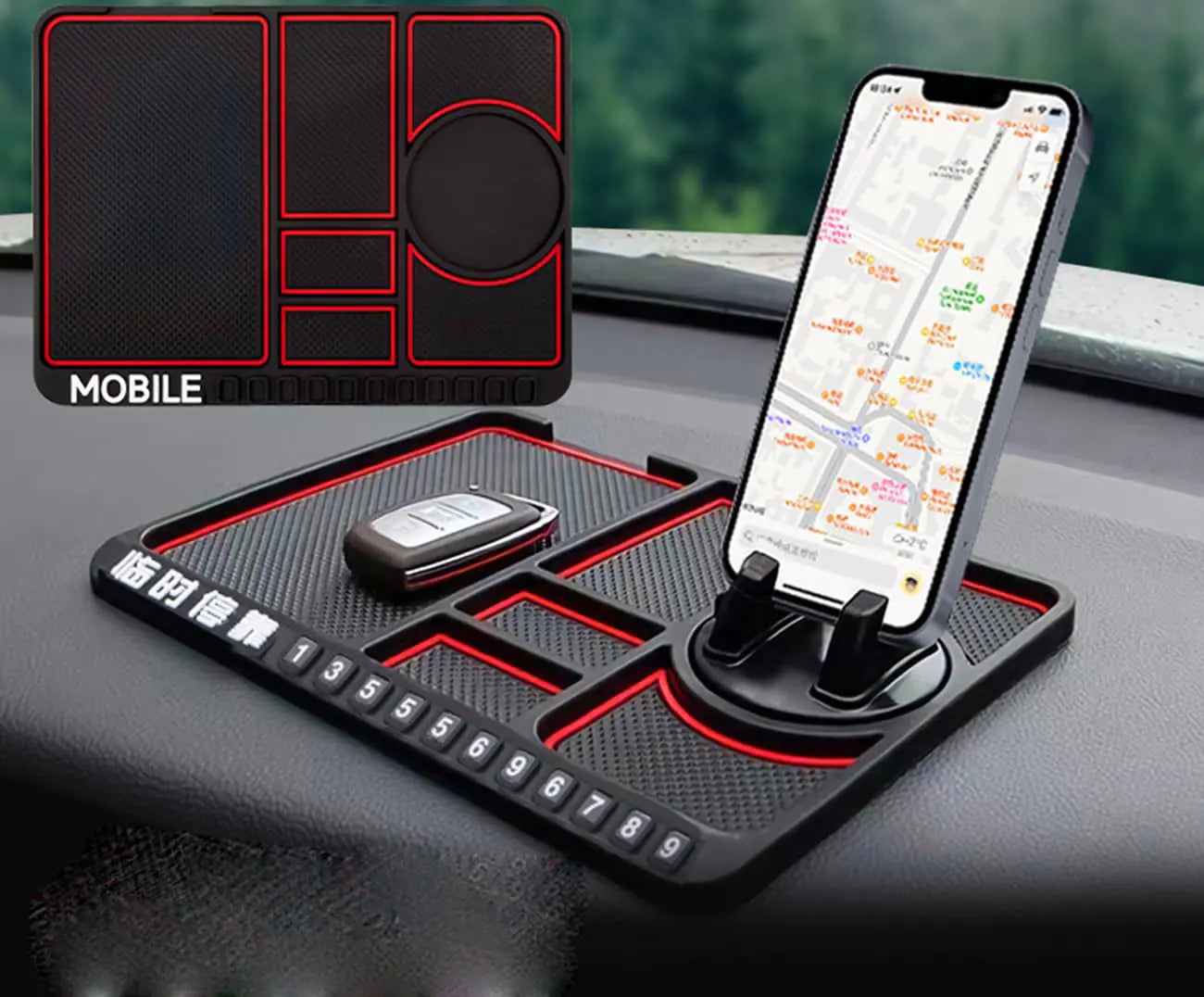 7-in-1 Car Dashboard Organizer